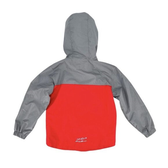 Eddie Bauer Boys 3-In-1 Jacket Size Small 7-8 Windbreaker Fleece Red Gray - Picture 7 of 13